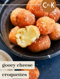 cheese croquettes pinterest image