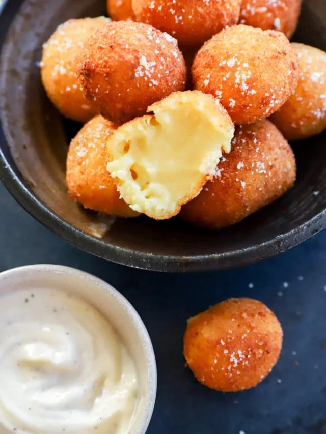 crispy cheese croquettes