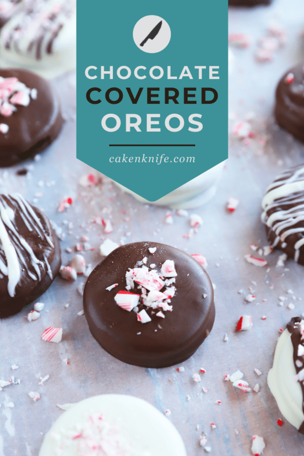 Chocolate Covered Oreos | Cake 'n Knife