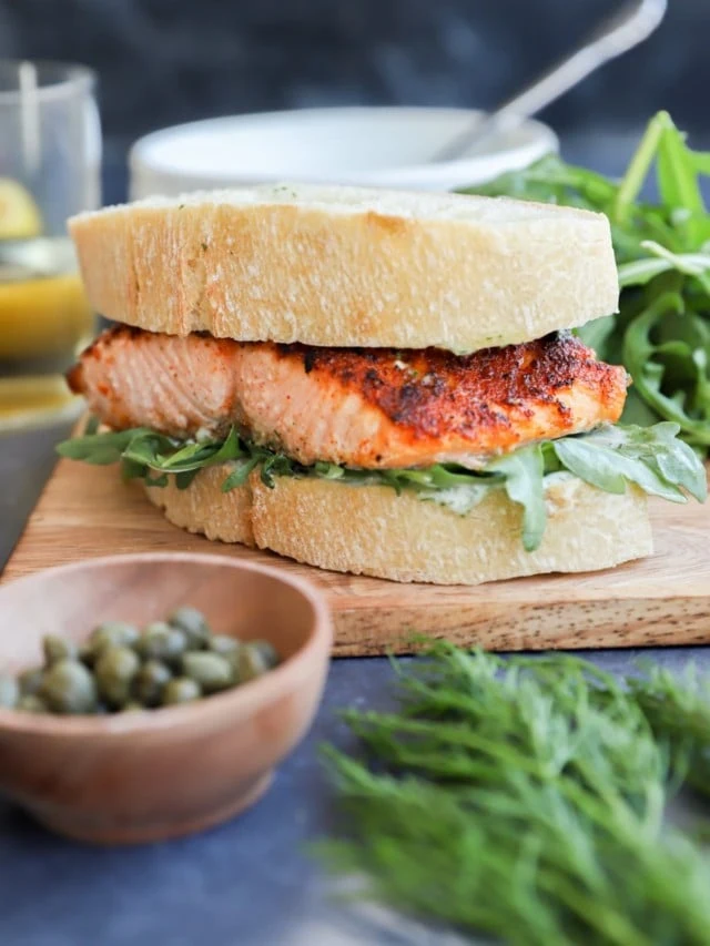 the best salmon sandwich