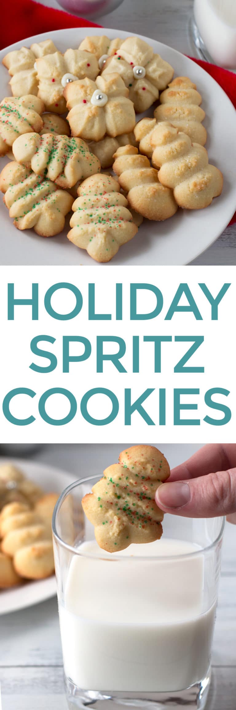 The Great Food Blogger Cookie Swap: Holiday Spritz Cookies | Cake 'n Knife