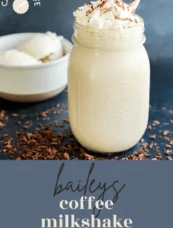 baileys coffee milkshake pinterest image