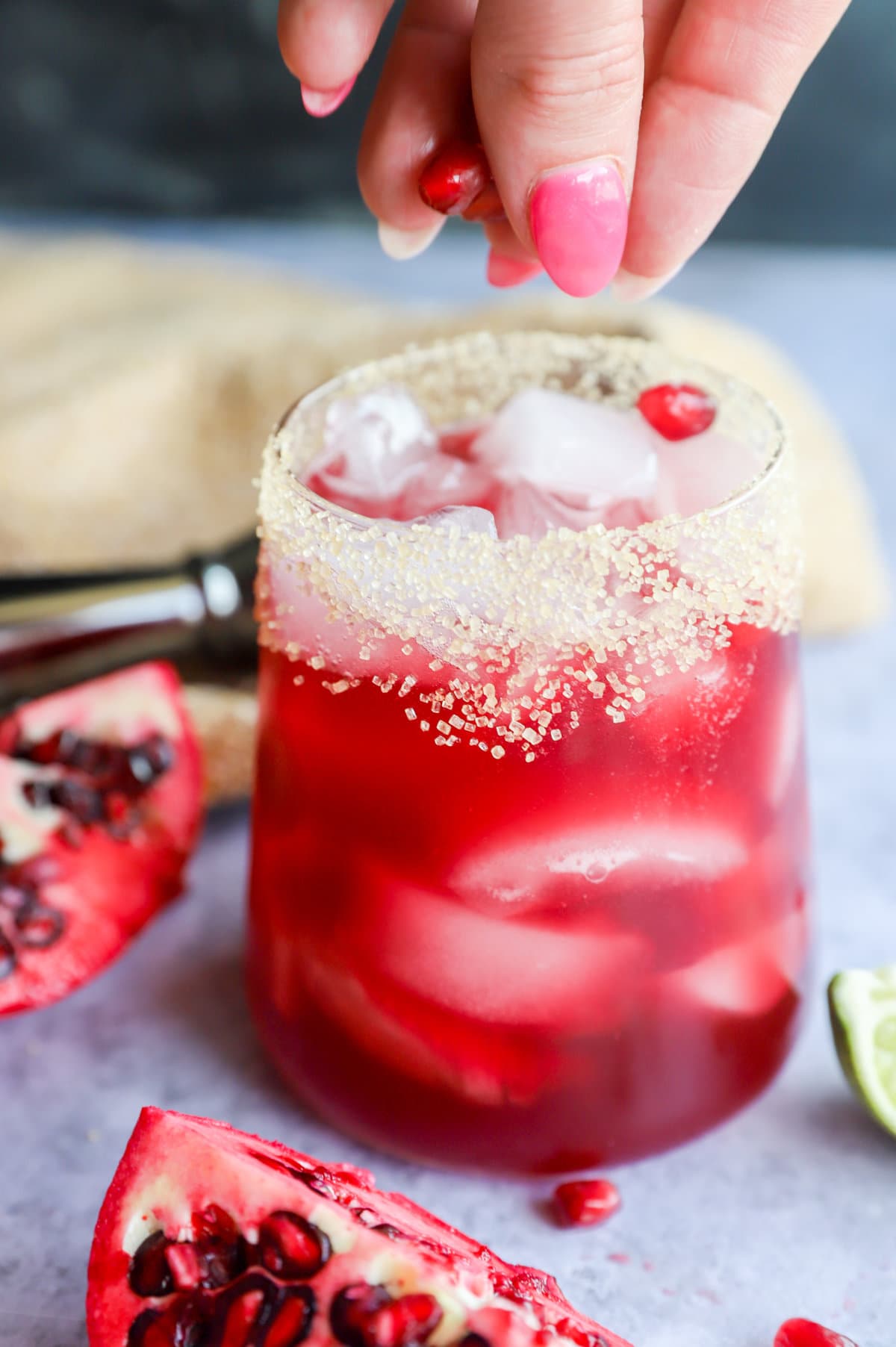 Pomegranate Margarita | Cake 'n Knife