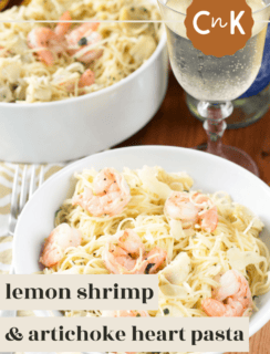 Lemon Shrimp Artichoke Pasta Pinterest Photo