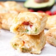 Avocado Cream Cheese Turnovers | cakenknife.com