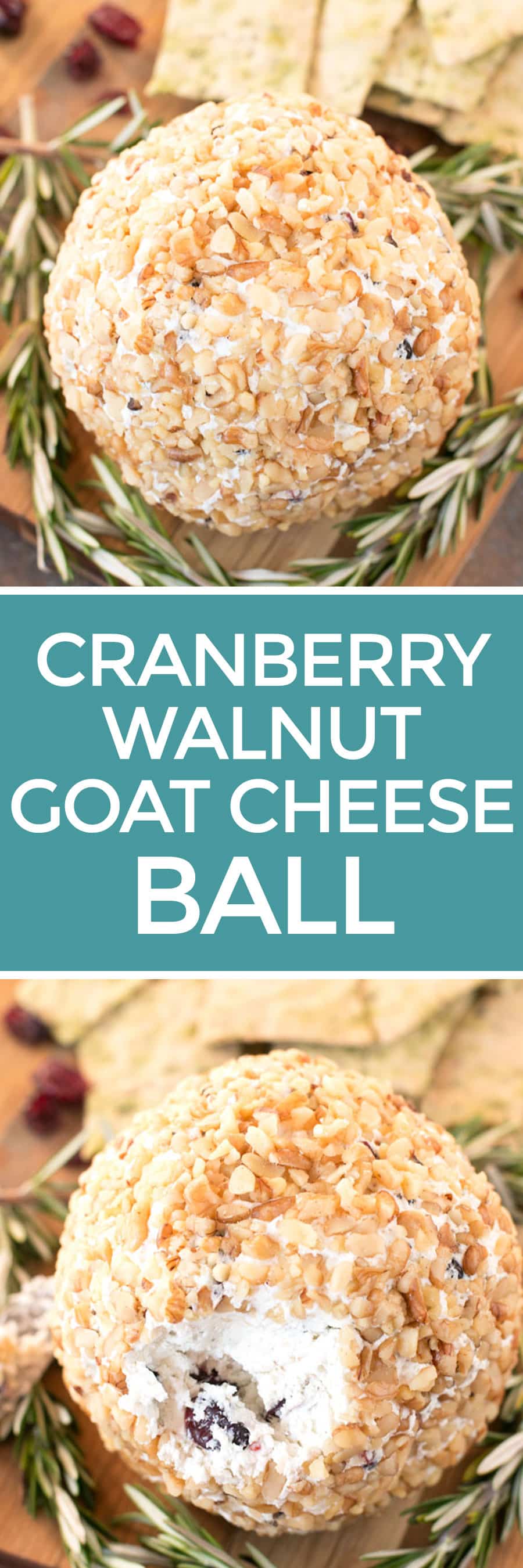 Cranberry Walnut Goat Cheese Ball - Cake 'n Knife