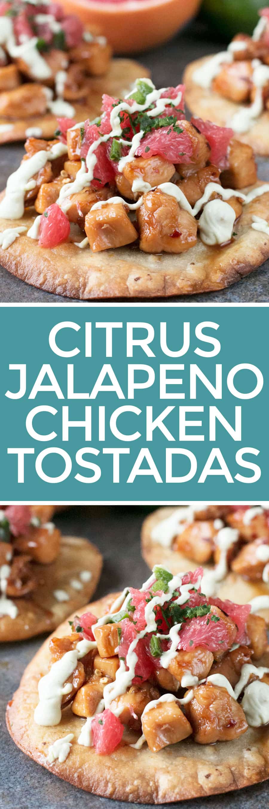 Citrus Jalapeno Chicken Tostadas Cake N Knife