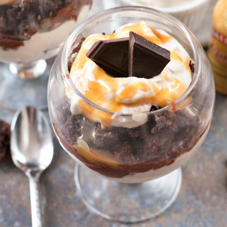 Baileys Chocolate Mousse Brownie Parfaits Cake N Knife