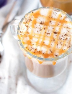 Chili Caramel Macchiato | cakenknife.com #coffee #espresso