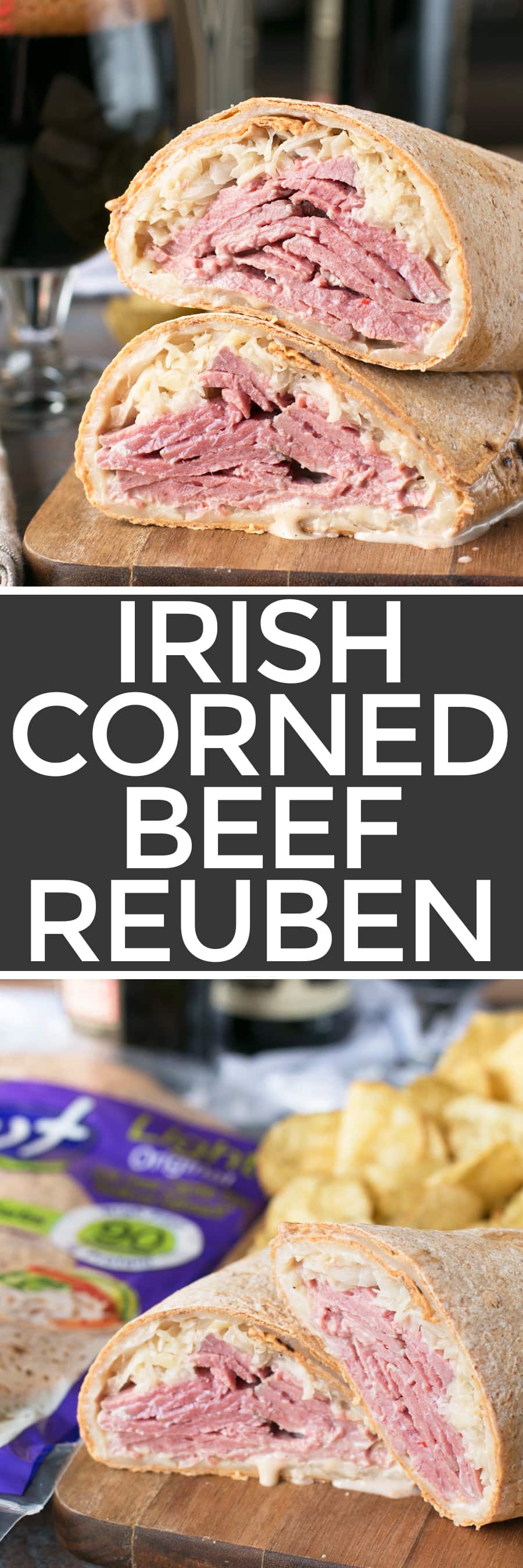 Irish Corned Beef Reuben Wrap Cake N Knife 8643