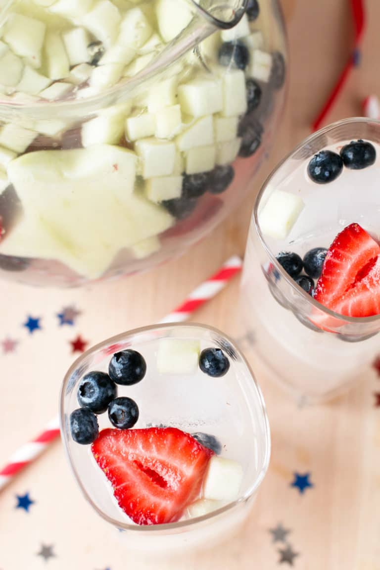 Patriotic Tom Collins Punch 