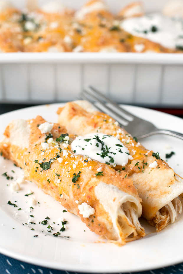 Curry Chicken Enchiladas | Cake 'n Knife