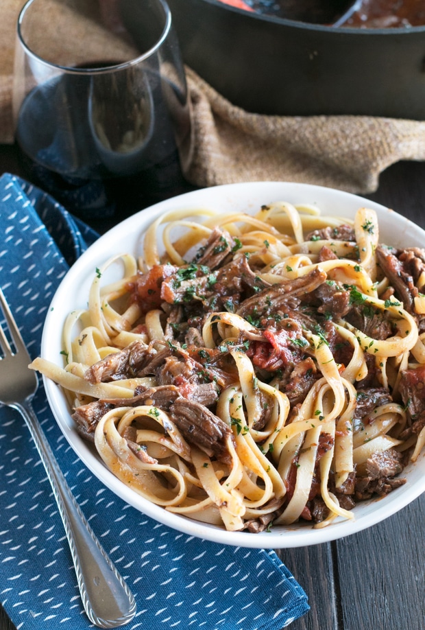 Red Wine Slow Cooker Short Rib Ragu | Cake 'n Knife