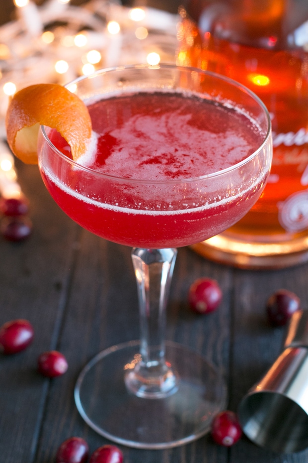 Cranberry Boulevardier Cocktail Recipe | Cake 'n Knife