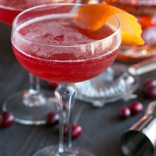 Cranberry Boulevardier Cocktail Recipe | Cake 'n Knife