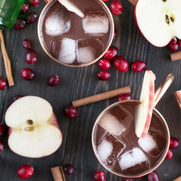 Cranberry Cider Irish Mule