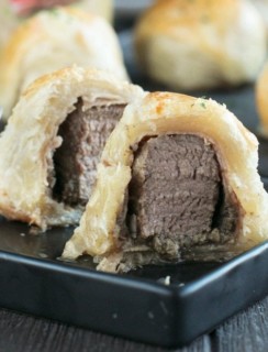 Mini Beef Wellingtons | cakenknife.com #beef #appetizer #sprouts #ad