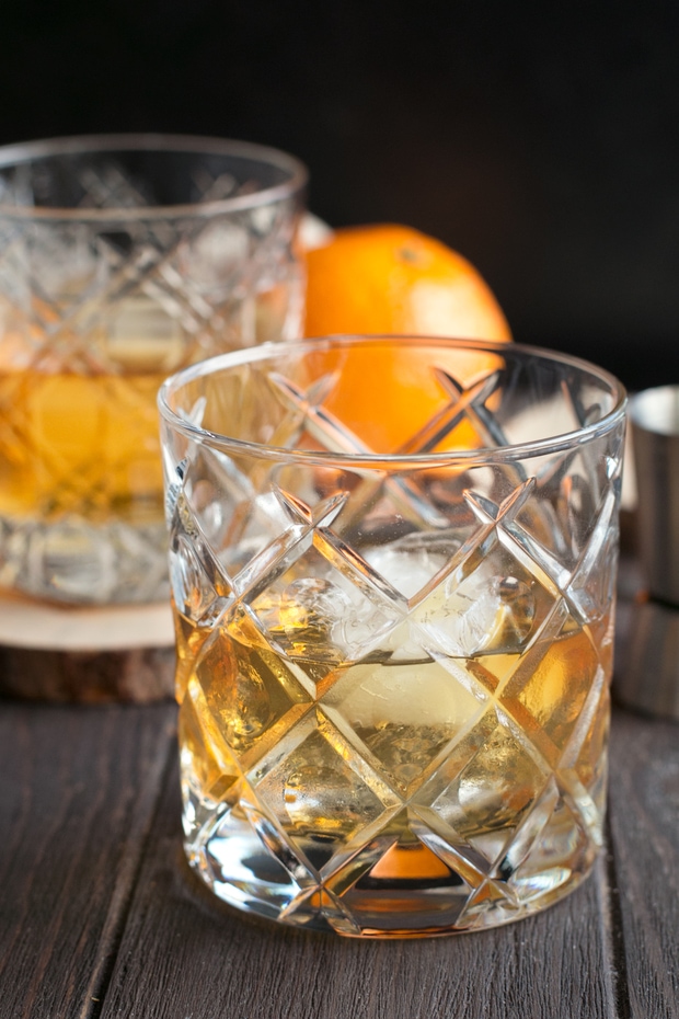 Smoked Orange Old Fashioned