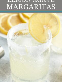 Lemon Agave Margarita Cocktail Recipe | Cake 'n Knife