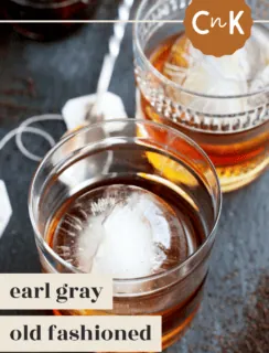 Earl Gray Old Fashioned Pinterest Photo