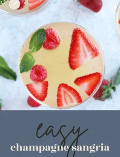 Easy Champagne Sangria Pinterest Pin