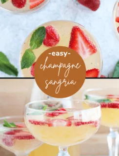 Easy Champagne Sangria Pinterest Photo