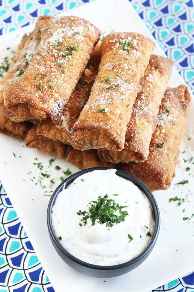 Grilled Vegetable Egg Rolls | Cake 'n Knife