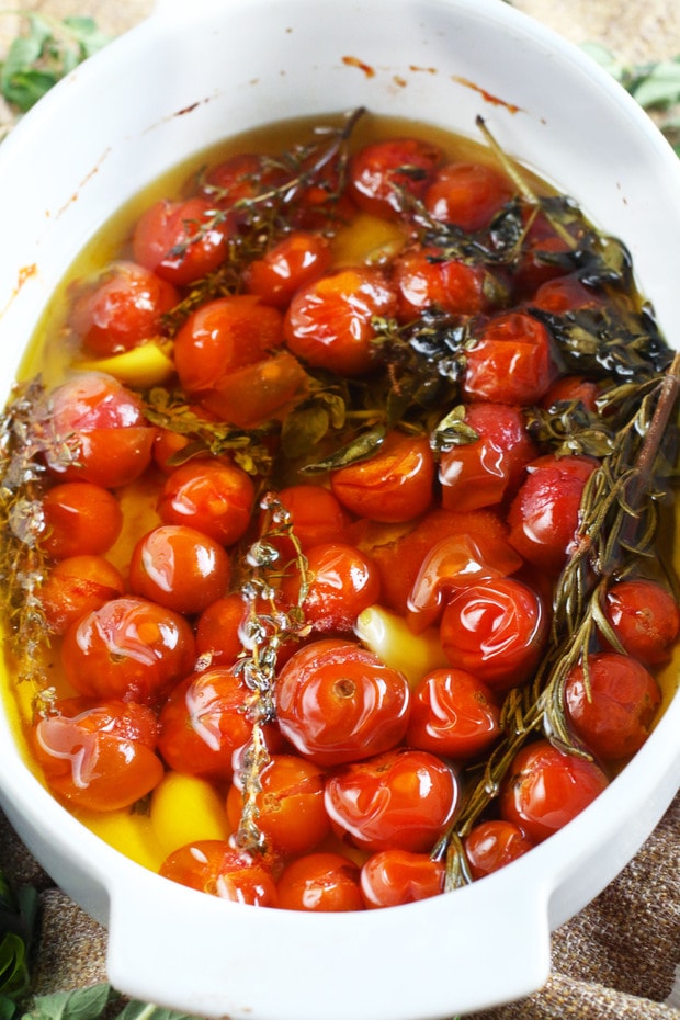 Confit de Tomate Cherry rápido