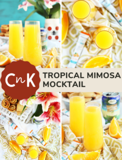 Tropical Mimosa Mocktail Pinterest Pin