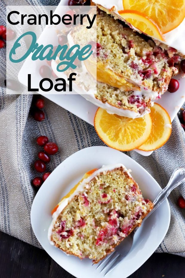 Ginger Cranberry Orange Loaf Cake | Cake 'n Knife