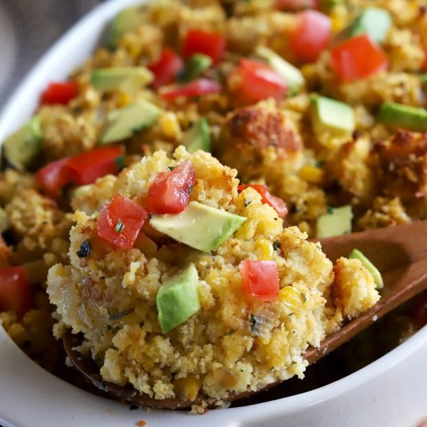 Green Chile Cornbread Stuffing