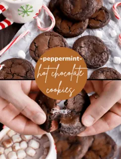 Hot Chocolate Cookies Pinterest Photo