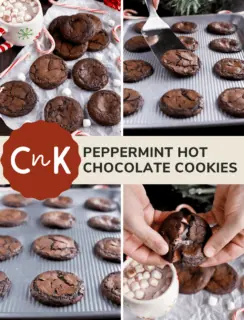 Hot Chocolate Cookies Pinterest Graphic