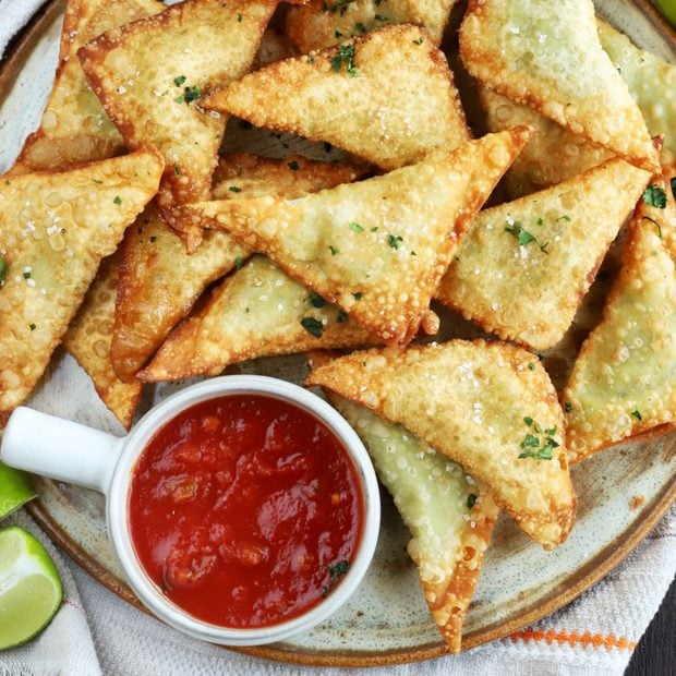 Guacamole Wontons