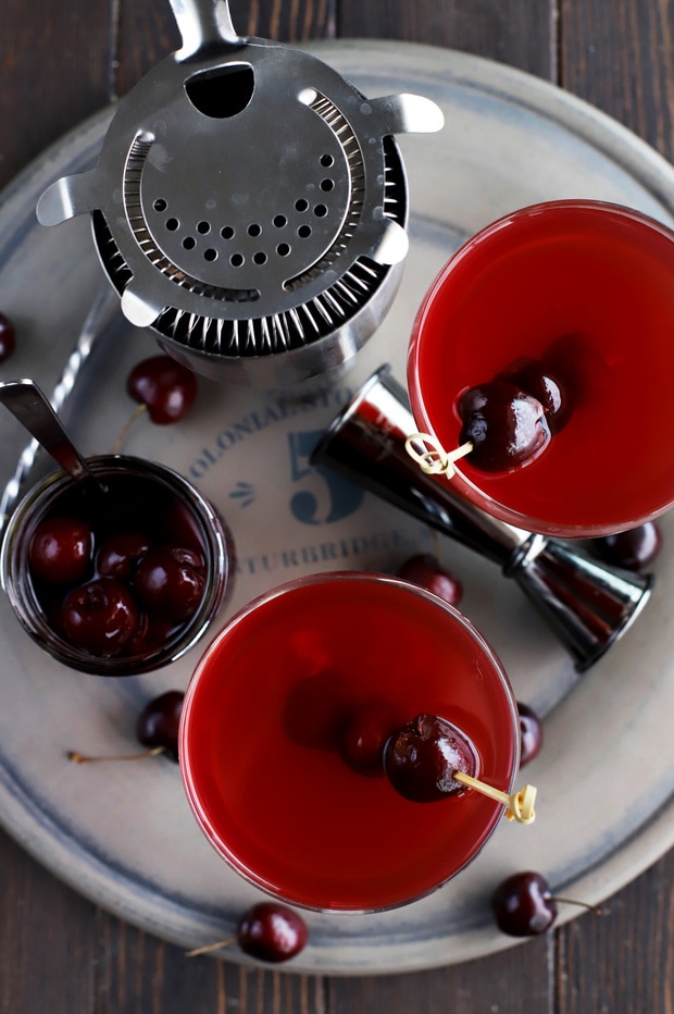 Homemade Brandy Cherries With Spiced Rum Cake N Knife 4288