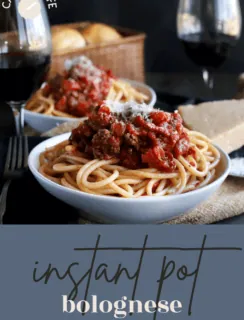 Instant Pot Bolognese Pinterest Photo