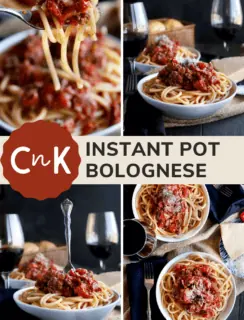 Instant Pot Bolognese Pinterest Image