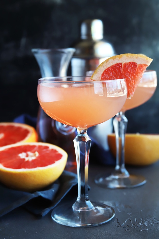 gin and grapefruit juice cocktails