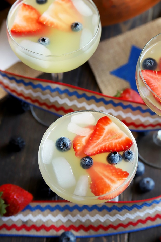 Red White And Blue Brunch Punch | Cake 'n Knife