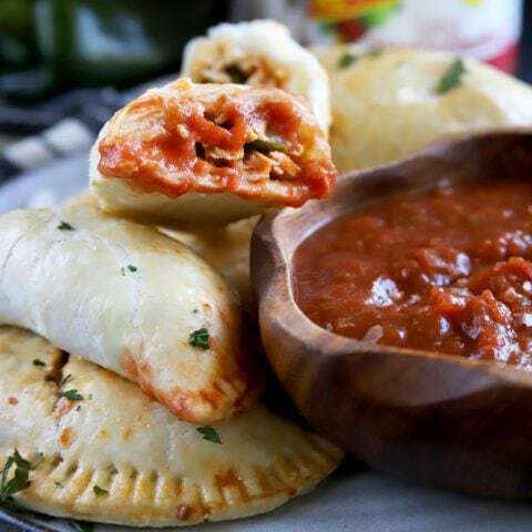 Poblano Enchilada Chicken Empanadas | Cake 'n Knife