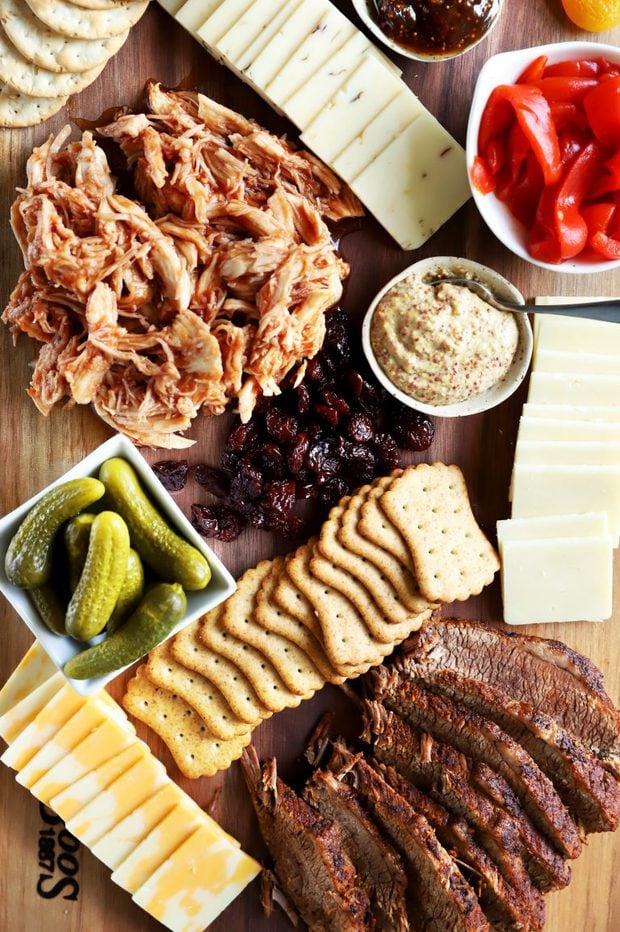 Hearty BBQ Charcuterie Board For A Party | Cake 'n Knife