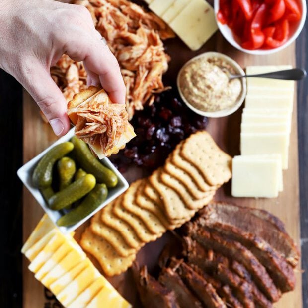 Meat Lovers Charcuterie Board (Great for Entertaining) - Out Grilling