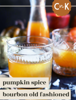 Pumpkin Spice Old Fashioned Pinterest Photo