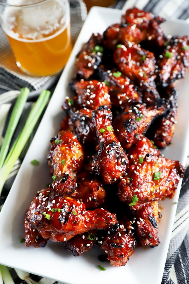 Crispy Korean BBQ Chicken Wings | Cake 'n Knife