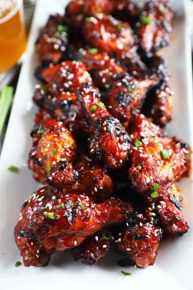 Crispy Korean BBQ Chicken Wings_7184 Cake 'n Knife