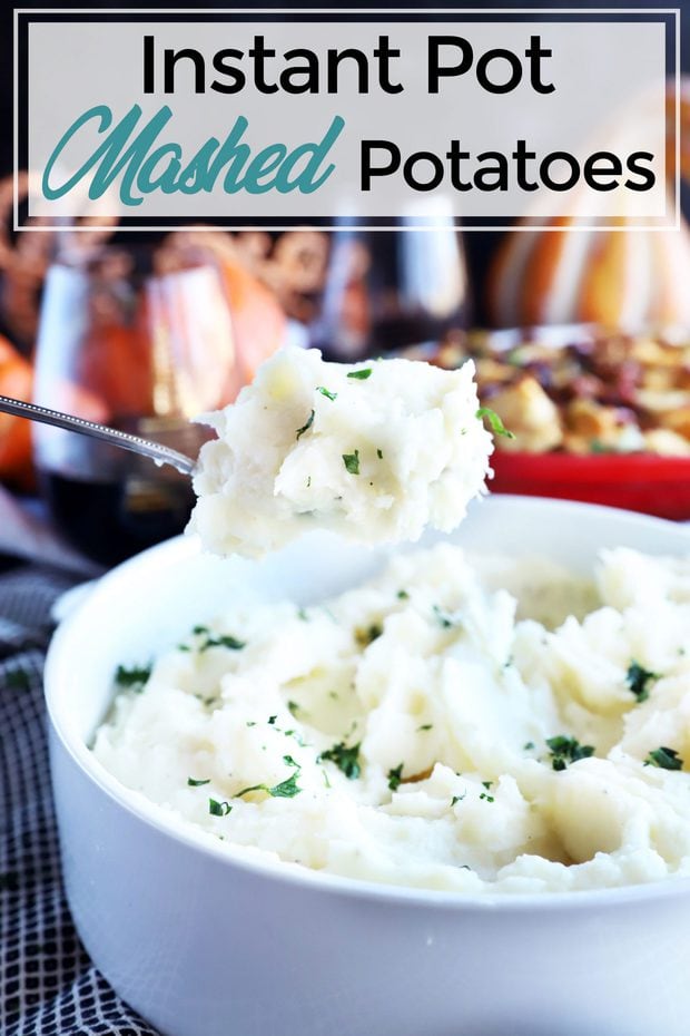 Instant Pot Mashed Potatoes with Roasted Garlic | Cake 'n Knife