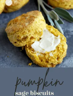 Pumpkin Sage Biscuits Pinterest Photo