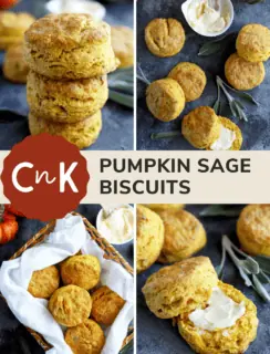 Pumpkin Sage Biscuits Pinterest Graphic