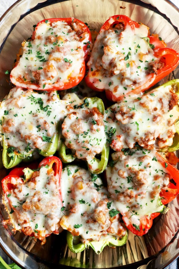 Spicy Italian Stuffed Peppers Recipe 