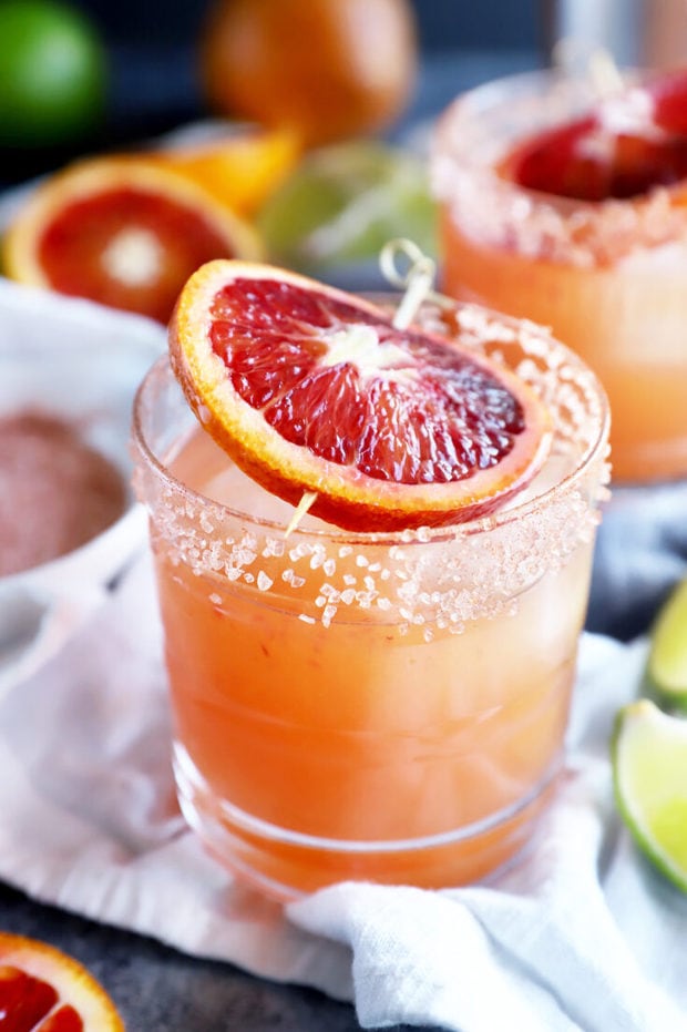 Spicy Blood Orange Margarita Recipe | Cake 'n Knife